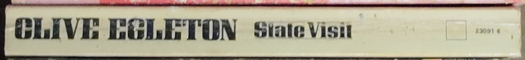 Clive Egleton  STATE VISIT spine of book image