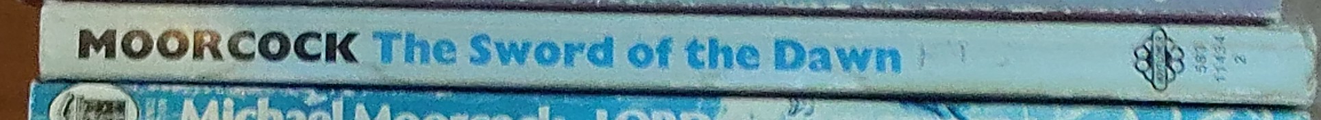 Michael Moorcock  THE SWORD OF THE DAWN spine of book image
