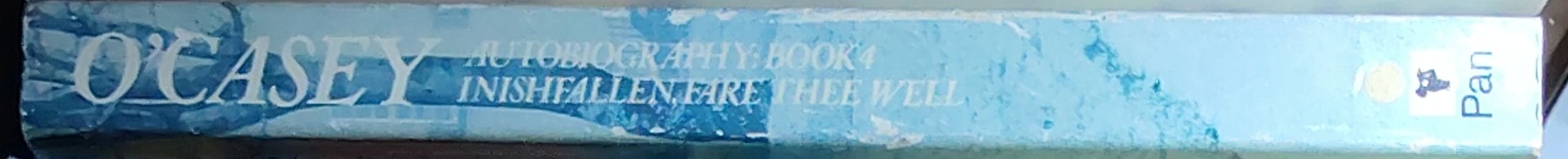 Sean O'Casey  INISHFALLEN FARE THEE WELL. Autobiography: Volume 4. 1917-1926 spine of book image
