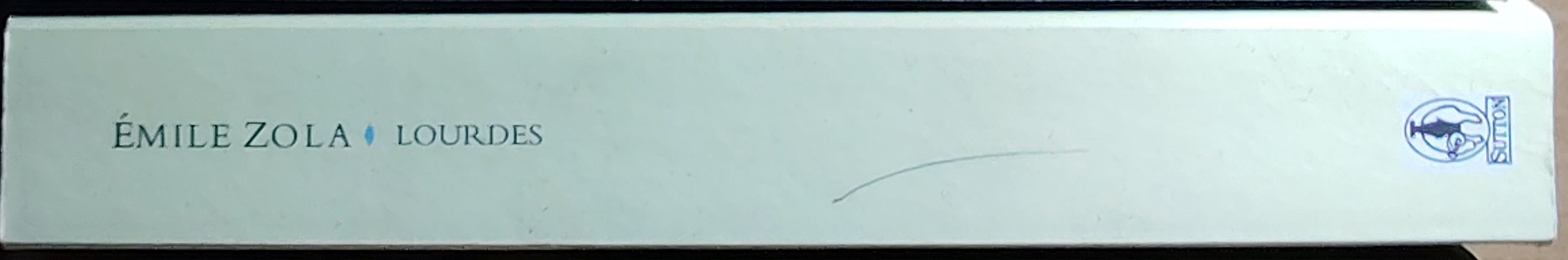 Emile Zola  LOURDES spine of book image