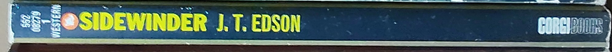 J.T. Edson  SIDEWINDER spine of book image