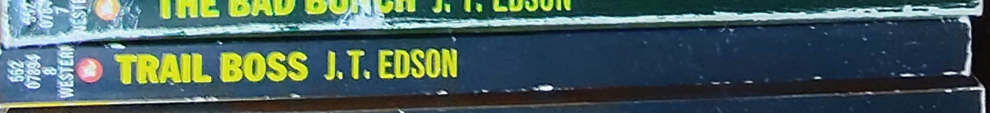 J.T. Edson  TRAIL BOSS spine of book image