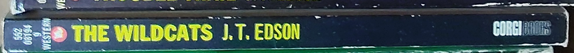 J.T. Edson  THE WILDCATS spine of book image