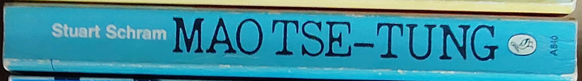 Stuart Schram  MAO TSE-TUNG spine of book image