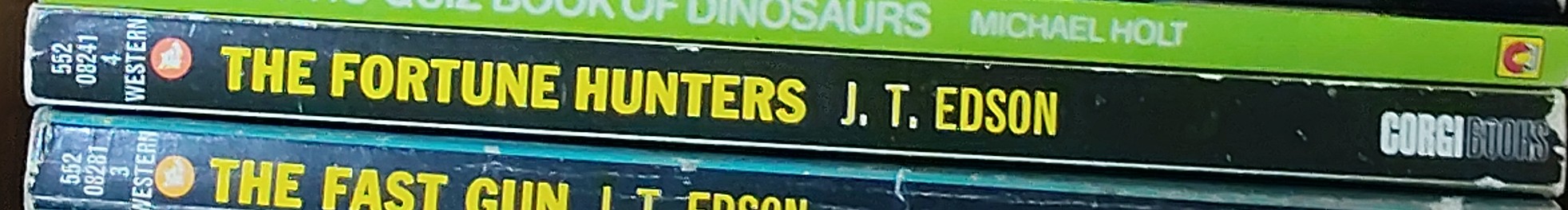 J.T. Edson  THE FORTUNE HUNTERS spine of book image