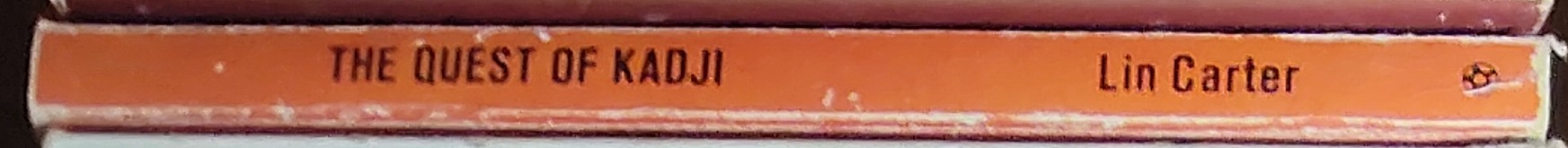 Lin Carter  THE QUEST OF KADJI spine of book image