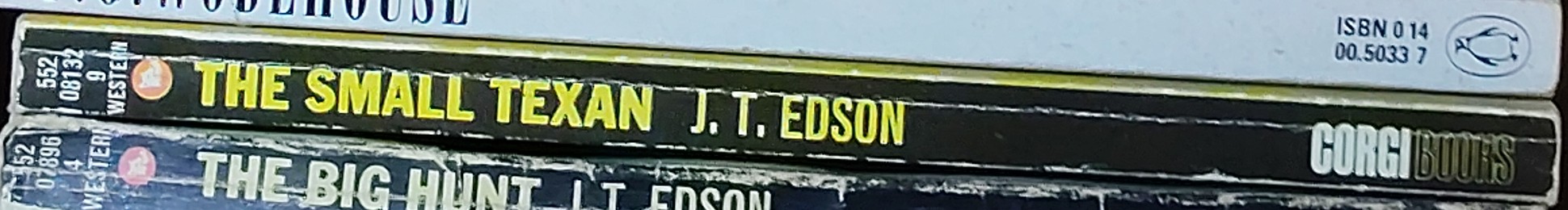 J.T. Edson  THE SMALL TEXAN spine of book image