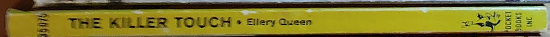Ellery Queen  THE KILLER TOUCH spine of book image