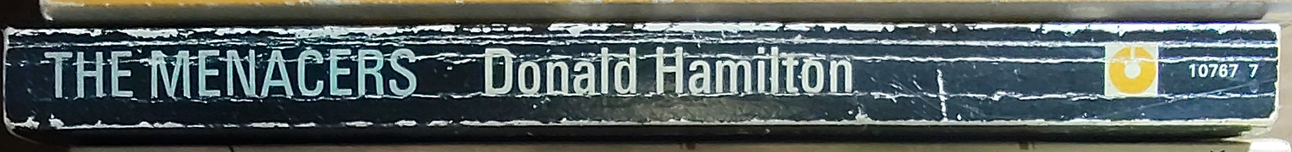 Donald Hamilton  THE MENACERS spine of book image