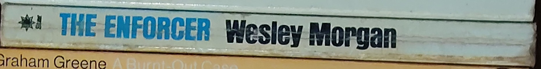 Wesley Morgan  THE ENFORCER (Clint Eastwood) spine of book image