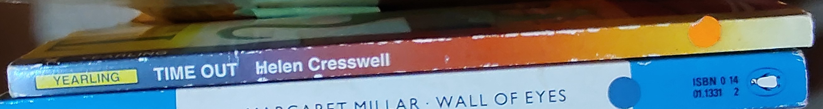 Helen Cresswell  TIME OUT spine of book image