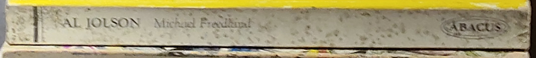 Michael Freedland  AL JOLSON spine of book image