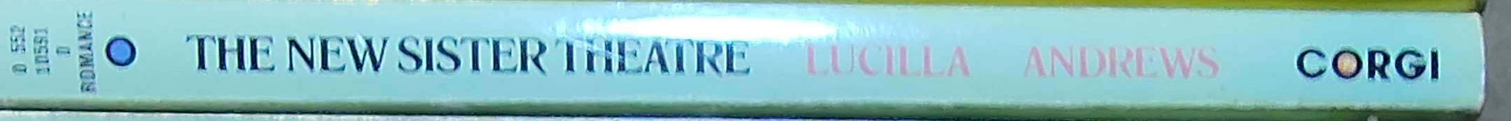 Lucilla Andrews  THE NEW SISTER THEATRE spine of book image