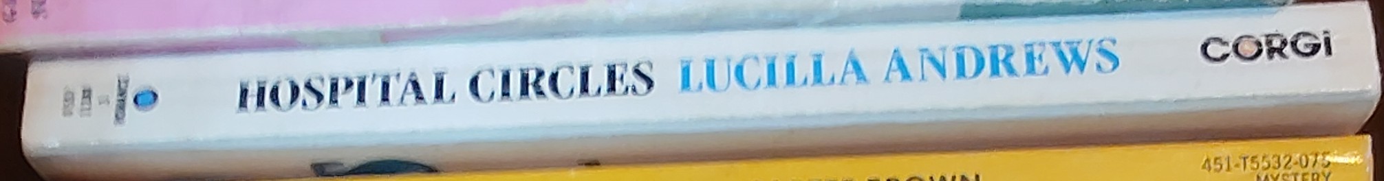 Lucilla Andrews  HOSPITAL CIRCLES spine of book image