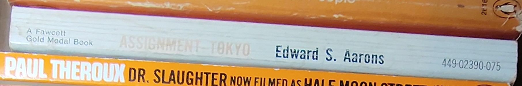Edward S. Aarons  ASSIGNMENT TOKYO spine of book image