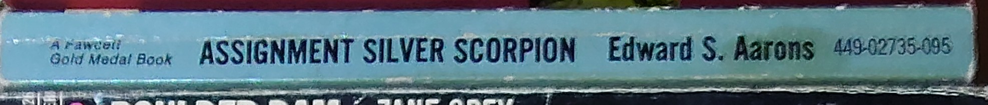 Edward S. Aarons  ASSIGNMENT SILVER SCORPION spine of book image