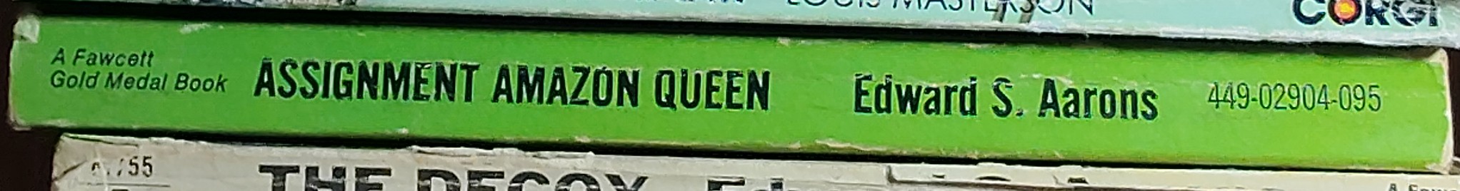 Edward S. Aarons  ASSIGNMENT AMAZON QUEEN spine of book image