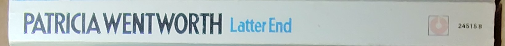 Patricia Wentworth  LATTER END spine of book image