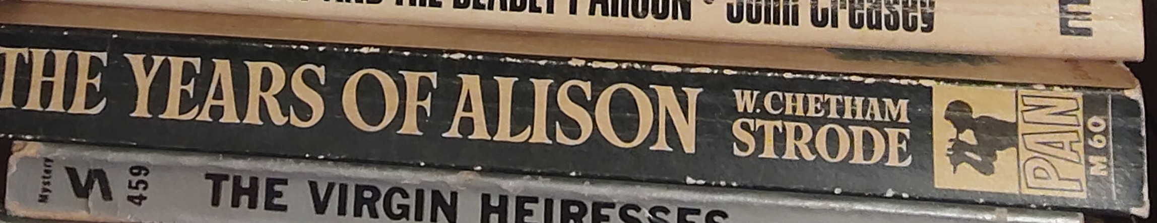 Warren Chetham Strode  THE YEARS OF ALISON spine of book image