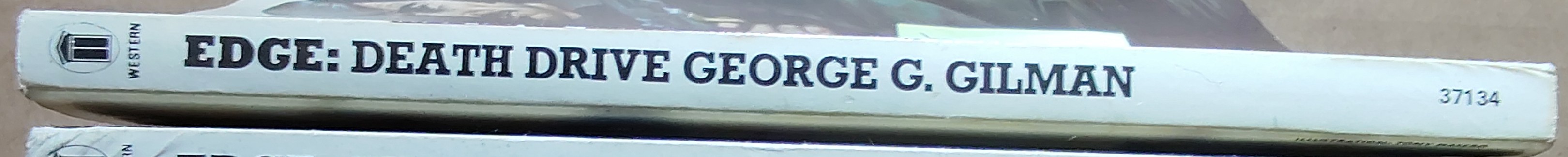 George G. Gilman  EDGE 27: DEATH DRIVE spine of book image