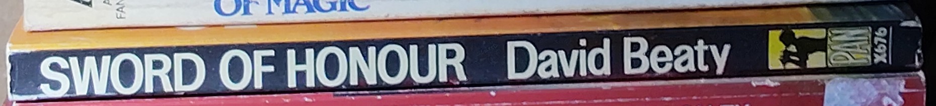 David Beaty  SWORD OF HONOUR spine of book image