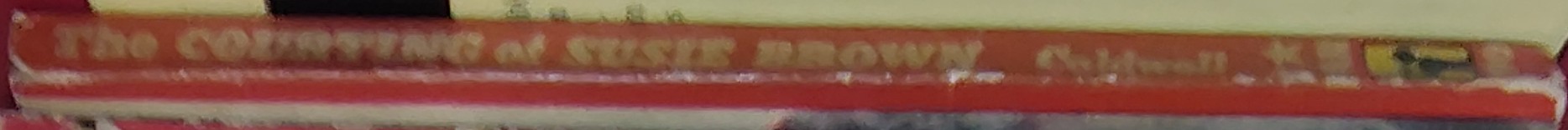 Erskine Caldwell  THE COURTING OF SUSIE BROWN spine of book image