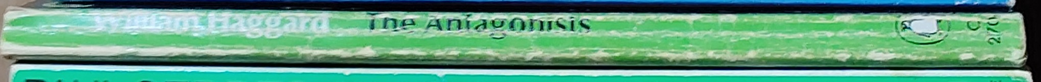 William Haggard  THE ANTAGONISTS spine of book image