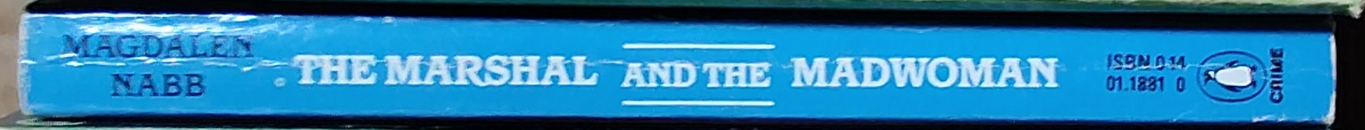 Magdalen Nabb  THE MARSHAL AND THE MADWOMAN spine of book image