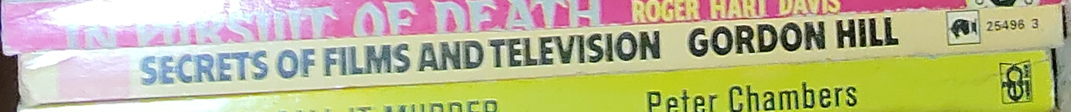 Gordon Hill  SECRETS OF FILMS AND TELEVISION spine of book image