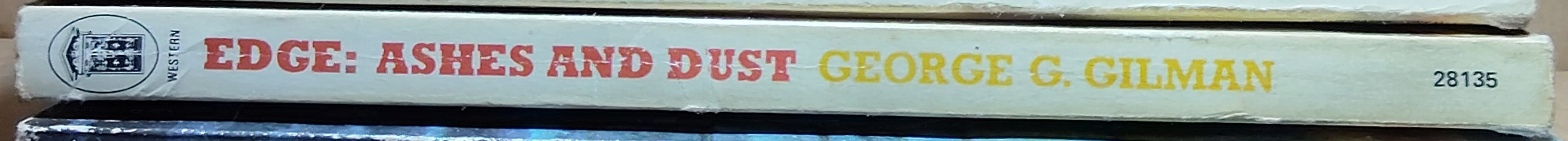 George G. Gilman  EDGE 19: ASHES AND DUST spine of book image