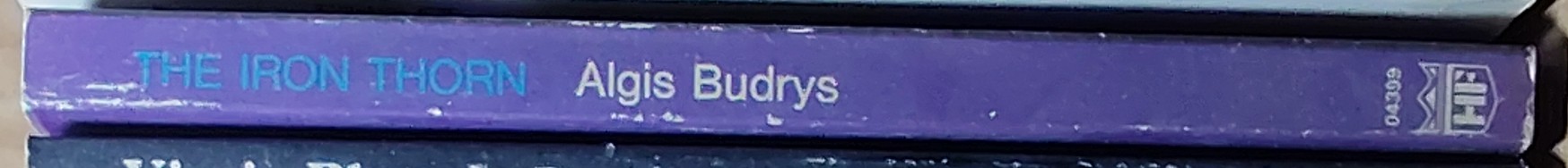 Algis Budrys  THE IRON THORN spine of book image