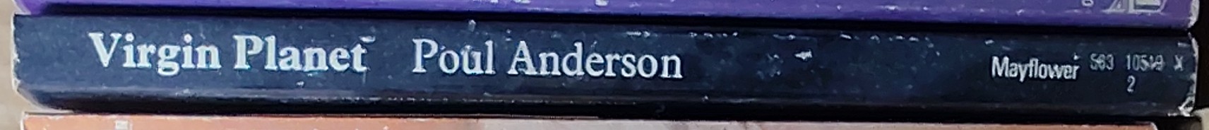 Poul Anderson  VIRGIN PLANET spine of book image