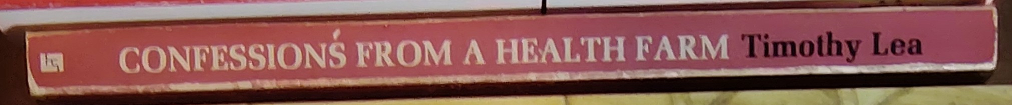 Timothy Lea  CONFESSIONS FROM A HEALTH FARM spine of book image