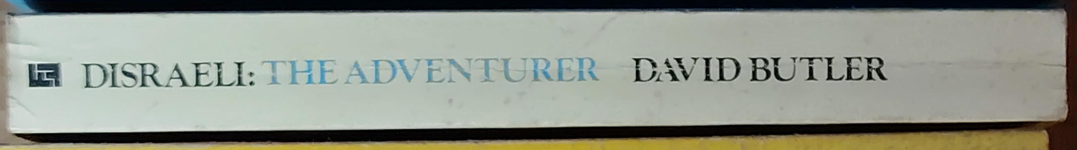 David Butler  DISRAELI 1: THE ADVENTURER (Ian McShane) spine of book image