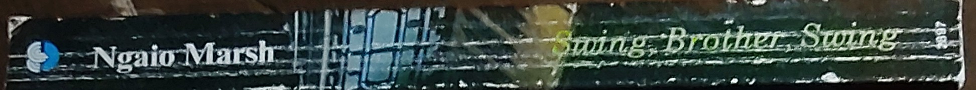 Ngaio Marsh  SWING, BROTHER, SWING spine of book image