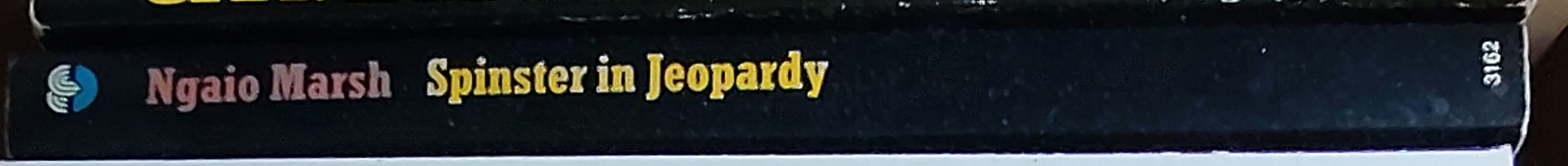 Ngaio Marsh  SPINSTERS IN JEOPARDY spine of book image