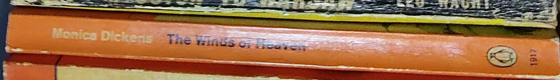 Monica Dickens  THE WINDS OF HEAVEN spine of book image