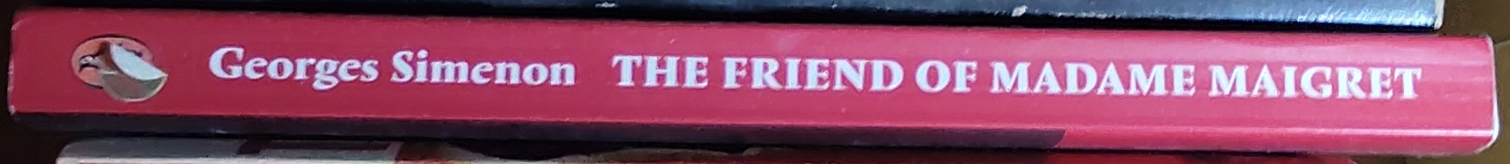 Georges Simenon  THE FRIEND OF MADAME MAIGRET spine of book image