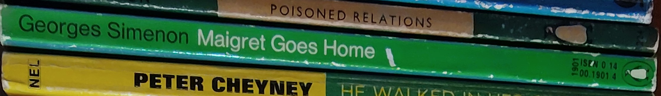 Georges Simenon  MAIGRET GOES HOME spine of book image