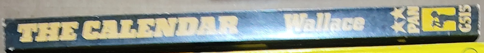 Edgar Wallace  THE CALENDAR spine of book image
