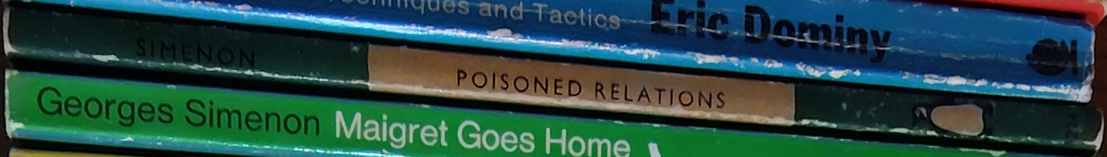 Georges Simenon  POISONED RELATIONS spine of book image