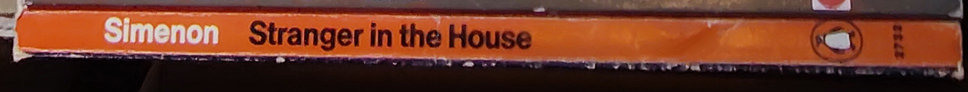Georges Simenon  STRANGER IN THE HOUSE (Film tie-in: James Mason) spine of book image