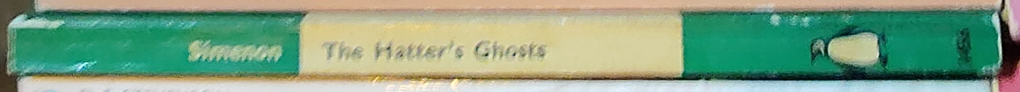 Georges Simenon  THE HATTER'S GHOSTS spine of book image