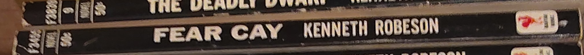 Kenneth Robeson  DOC SAVAGE: FEAR CAY spine of book image