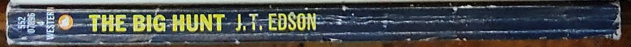 J.T. Edson  THE BIG HUNT spine of book image