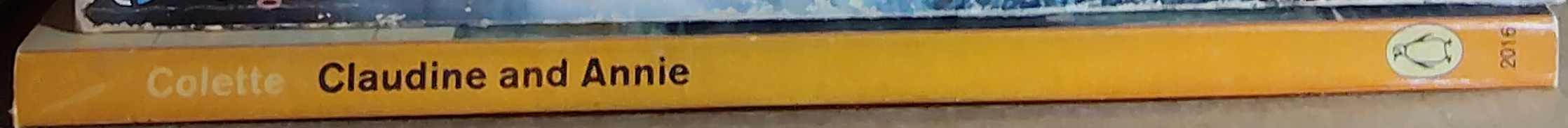 Colette   CLAUDINE AND ANNIE spine of book image