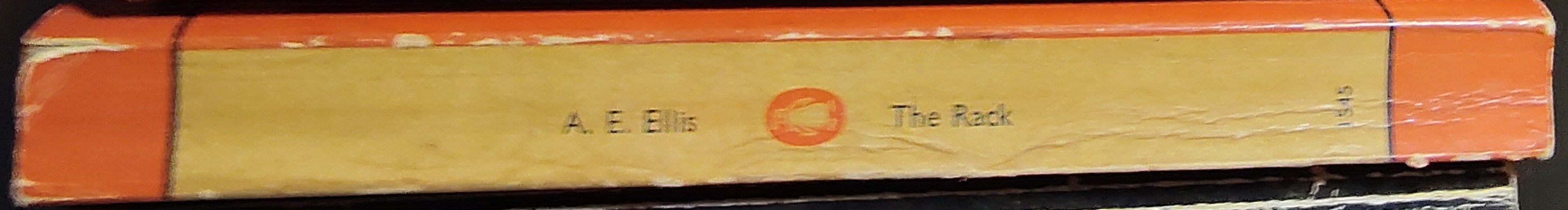 A.E. Ellis  THE RACK spine of book image