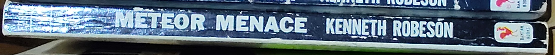 Kenneth Robeson  DOC SAVAGE: METEOR MENACE spine of book image