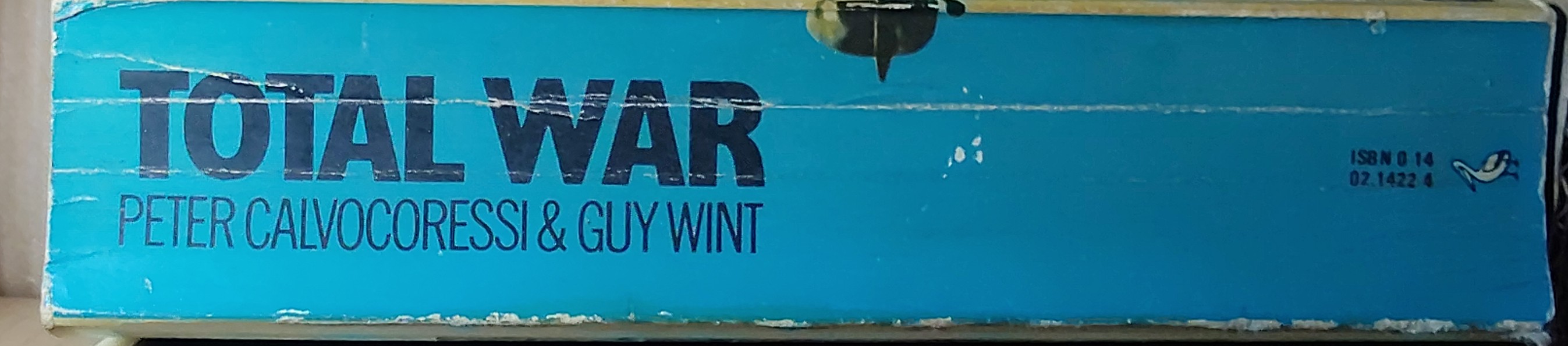 TOTAL WAR. Causes and Courses of the Second World War  spine of book image