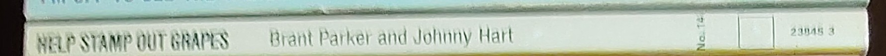 Johnny Hart  HELP STAMP OUT GRAPES spine of book image
